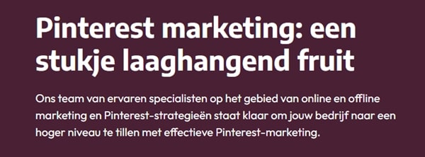 pinterest marketing