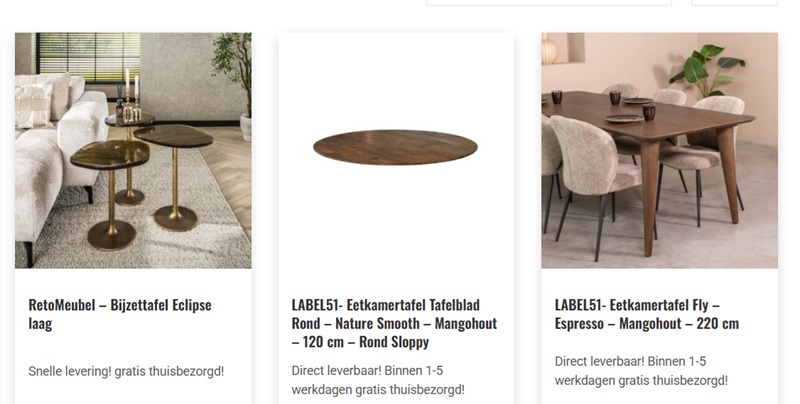 ronde tafels design